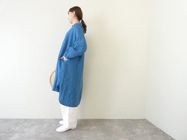 Hands of creation(ハンズオブクリエイション) リネン桐七炊きパフスリーブチュニックシャツの商品画像7