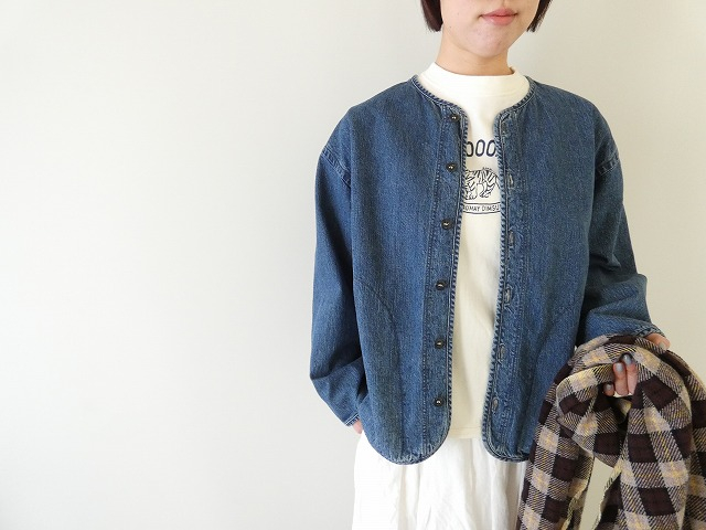 D.M.G.(ディーエムジー) 10ozジェルドデニムシープショートジャケットの商品画像2