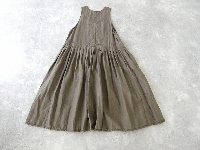 homspun(ホームスパン) リネンバイオノースリーブワンピースの商品画像14