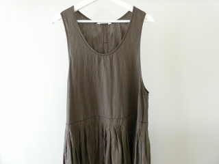 homspun(ホームスパン) リネンバイオノースリーブワンピースの商品画像21