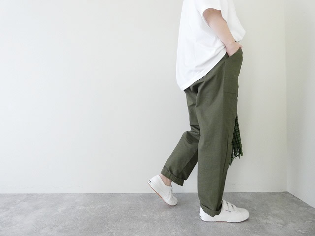 homspun(ホームスパン) リップトップギャザーパンツの商品画像7