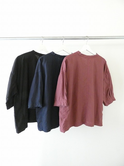 homspun(ホームスパン) リネンバイオVネックブラウスの商品画像11