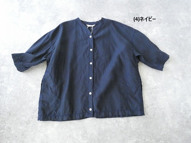 homspun(ホームスパン) リネンバイオVネックブラウスの商品画像42