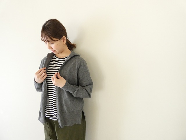 homspun(ホームスパン) ソフトコットンZIP-UP カーディガンの商品画像1