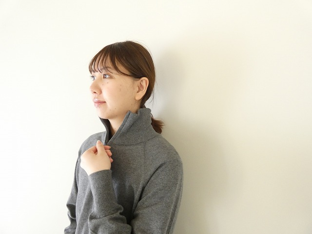 homspun(ホームスパン) ソフトコットンZIP-UP カーディガンの商品画像5