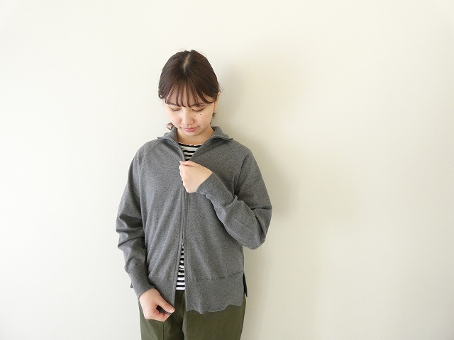 homspun(ホームスパン) ソフトコットンZIP-UP カーディガンの商品画像8