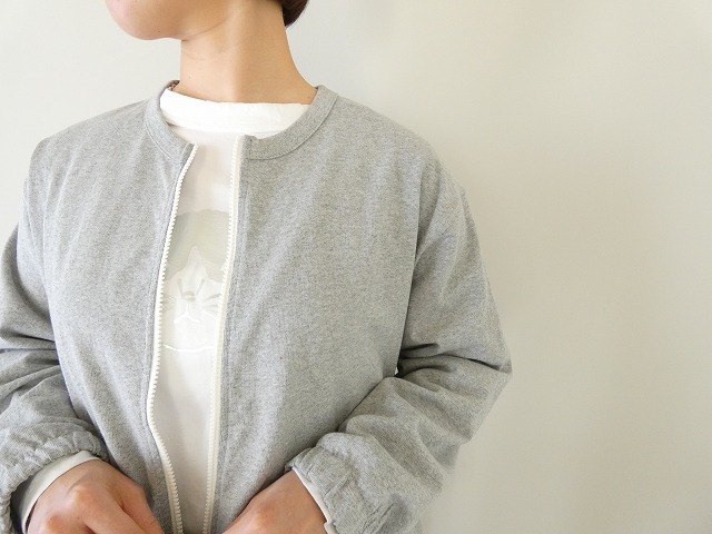 SOUFFLE リネンライクムラ糸ジャージZIPカーディガンの商品画像4