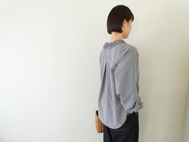 SOUFFLE 衿フリルVネックシャツの商品画像7