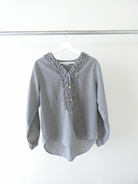 SOUFFLE 衿フリルVネックシャツの商品画像9