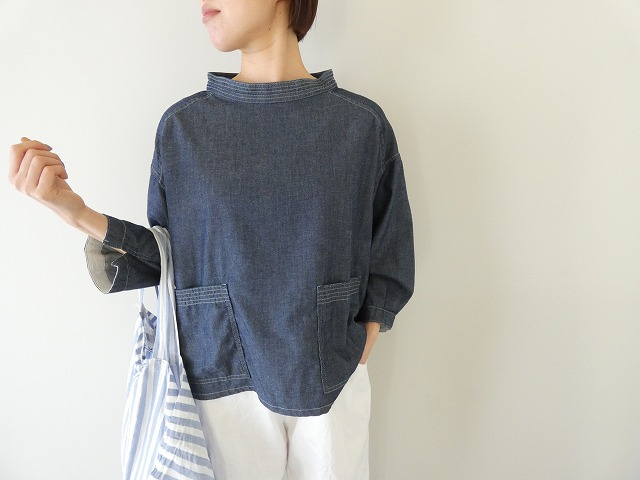 D.M.G.(ディーエムジー) ライトオンスデニムペシュールスモックの商品画像1