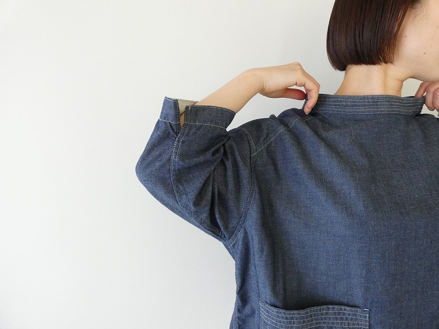 D.M.G.(ディーエムジー) ライトオンスデニムペシュールスモックの商品画像4
