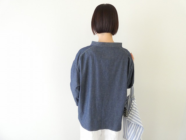 D.M.G.(ディーエムジー) ライトオンスデニムペシュールスモックの商品画像5