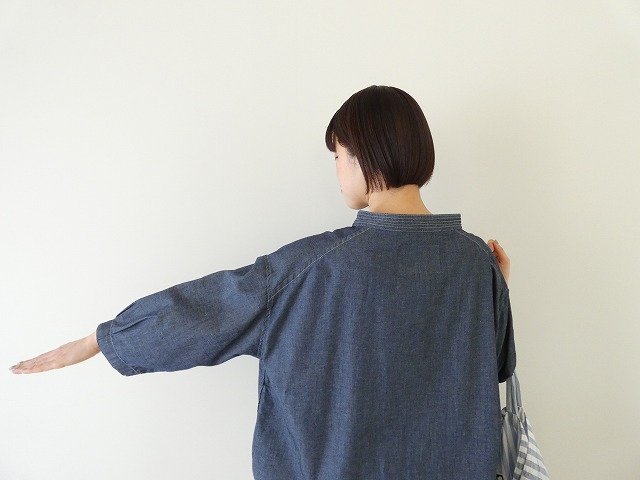 D.M.G.(ディーエムジー) ライトオンスデニムペシュールスモックの商品画像7