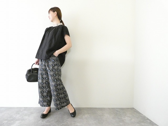 sosotto(ソソット) 格子花柄ワイドパンツの商品画像1