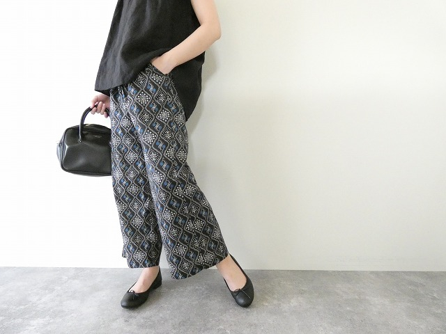 sosotto(ソソット) 格子花柄ワイドパンツの商品画像3