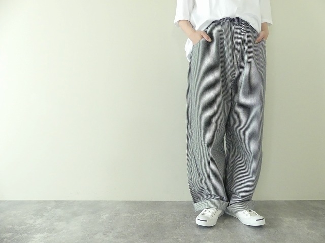 NARU 先染ヒッコリーノッポパンツの商品画像2