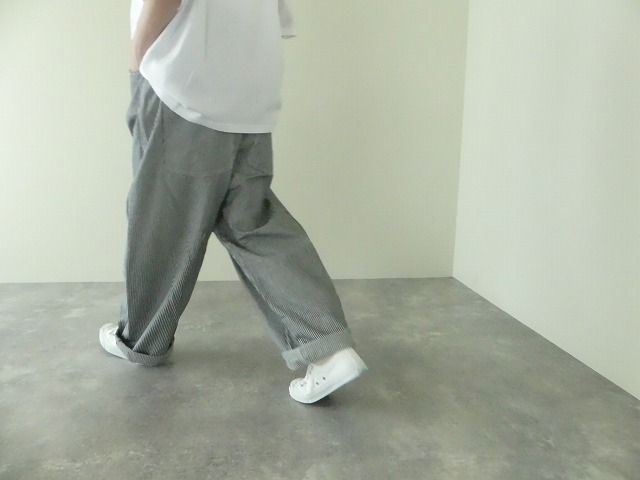 NARU 先染ヒッコリーノッポパンツの商品画像6