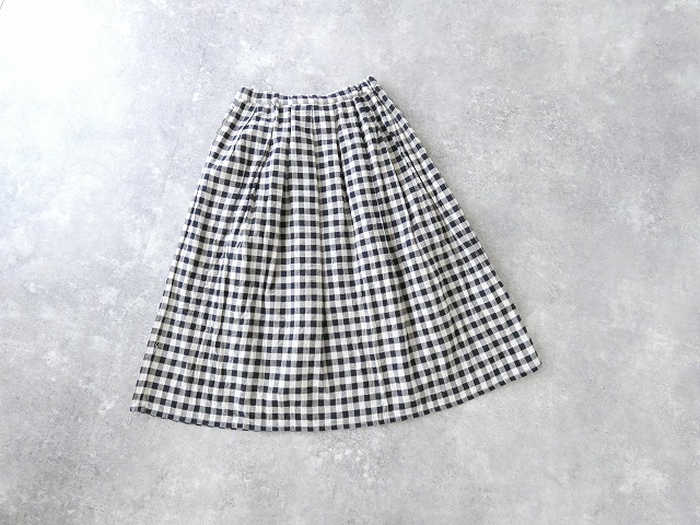 NATURAL LAUNDRY(ナチュラルランドリー) コットンリネンへリンボンタックスカートの商品画像11