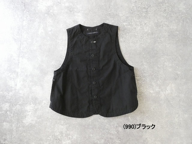 NATURAL LAUNDRY(ナチュラルランドリー) ウォッシュドツイルヘムノッチVベストの商品画像42