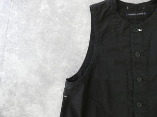 NATURAL LAUNDRY(ナチュラルランドリー) ウォッシュドツイルヘムノッチVベストの商品画像44