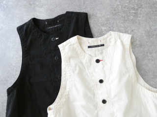 NATURAL LAUNDRY(ナチュラルランドリー) ウォッシュドツイルヘムノッチVベストの商品画像51