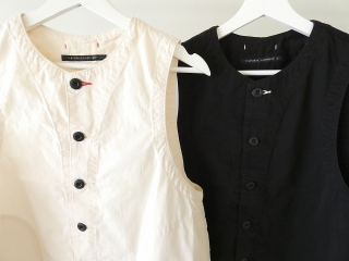 NATURAL LAUNDRY(ナチュラルランドリー) ウォッシュドツイルヘムノッチVベストの商品画像52