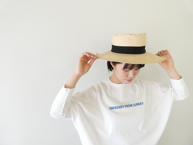 BLUE LAKE MARKET(ブルーレイクマーケット) 天竺ドルマンスリーブプリントプルオーバーの商品画像1