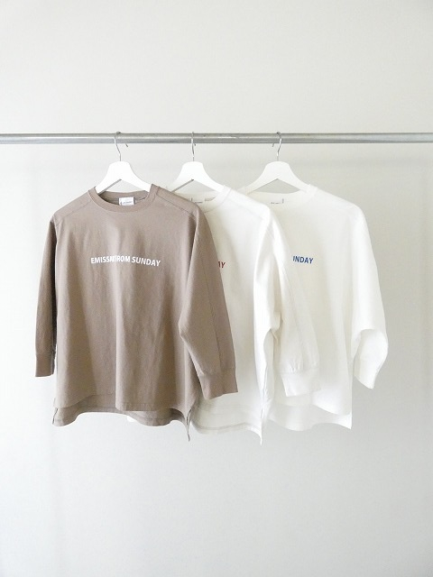 BLUE LAKE MARKET(ブルーレイクマーケット) 天竺ドルマンスリーブプリントプルオーバーの商品画像3