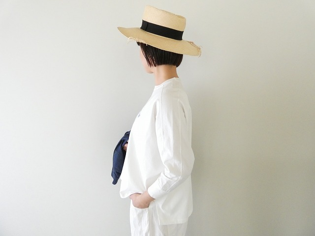 BLUE LAKE MARKET(ブルーレイクマーケット) 天竺ドルマンスリーブプリントプルオーバーの商品画像7