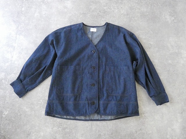 BLUE LAKE MARKET(ブルーレイクマーケット) 配色ステッチ8ozデニムジャケットの商品画像9