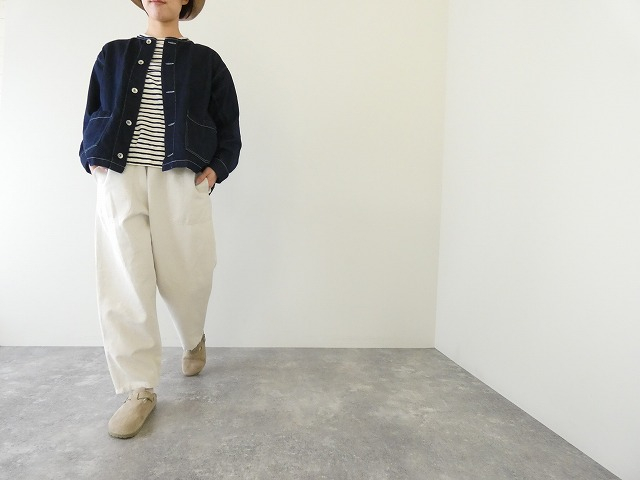 DANTON(ダントン) コットンリネンイージーパンツの商品画像1