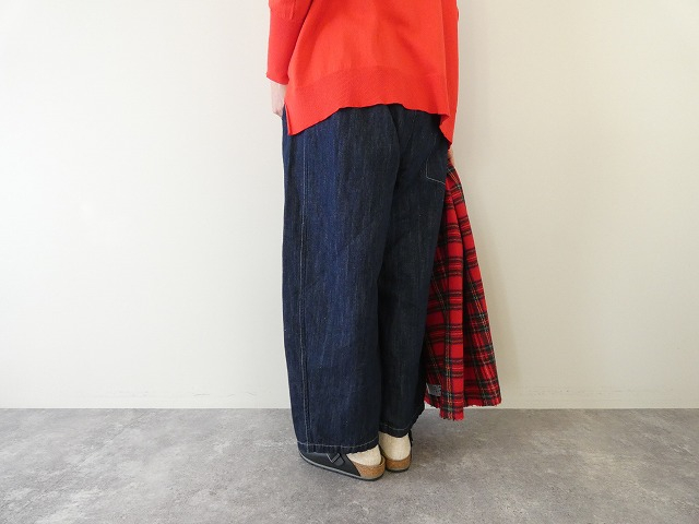 LAITERIE(レイトリー) 綿麻デニムトロワパンツの商品画像4