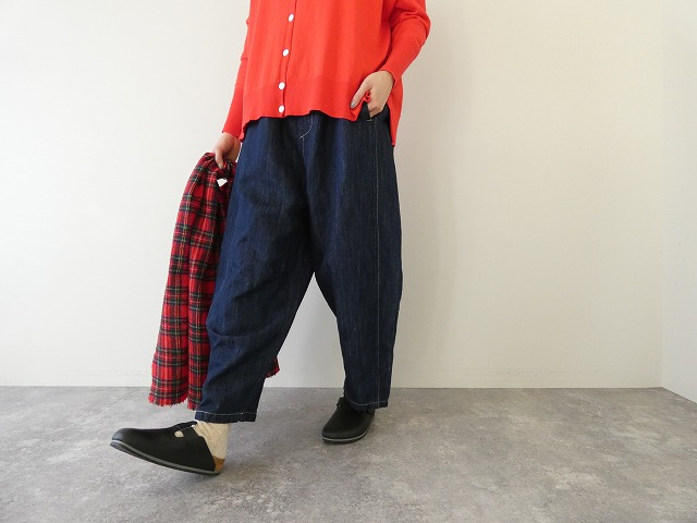 LAITERIE(レイトリー) 綿麻デニムトロワパンツの商品画像6