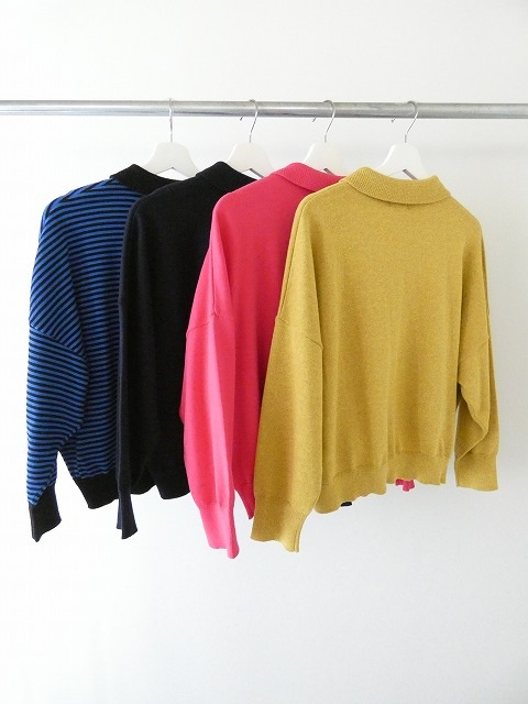 mao made(マオメイド) やわらかコットンゆったりサイズの衿付きカーディガンの商品画像10