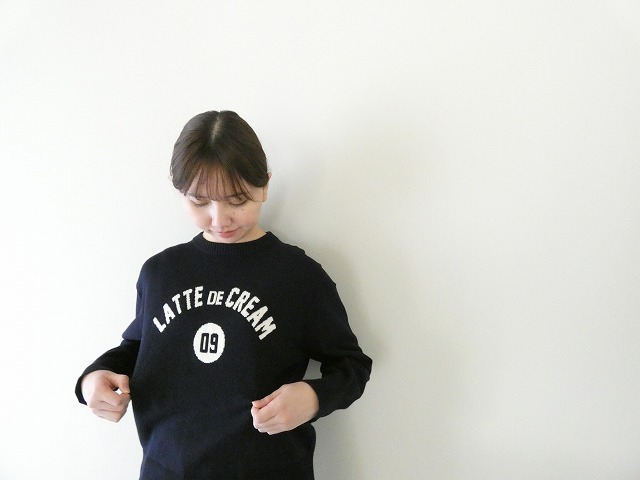 mao made(マオメイド) やわらかコットンロゴWジャガードプルオーバーの商品画像1