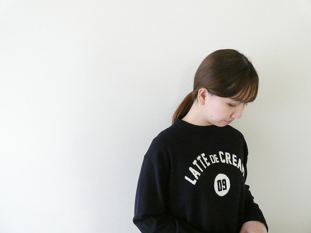 mao made(マオメイド) やわらかコットンロゴWジャガードプルオーバーの商品画像3