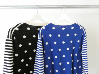 mao made(マオメイド) やわらかコットンしましま&みずたまパターンミックスプルオーバーの商品画像18