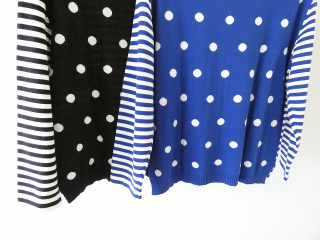 mao made(マオメイド) やわらかコットンしましま&みずたまパターンミックスプルオーバーの商品画像19