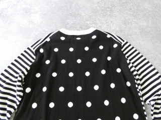 mao made(マオメイド) やわらかコットンしましま&みずたまパターンミックスプルオーバーの商品画像35