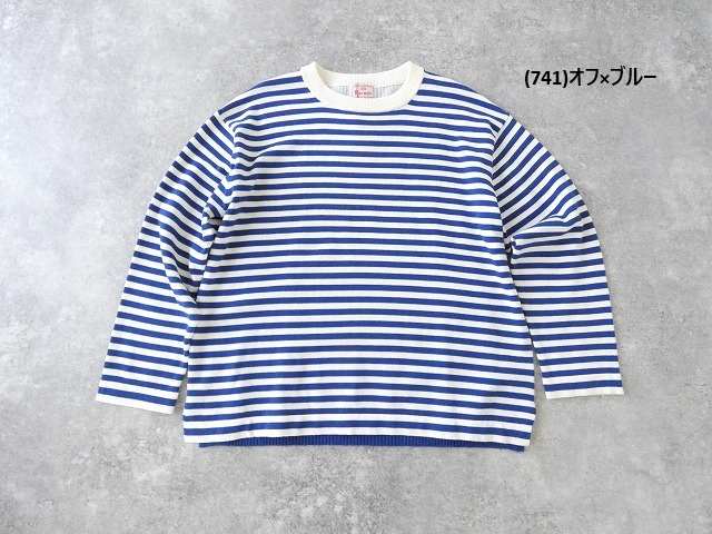 mao made(マオメイド) やわらかコットンしましま&みずたまパターンミックスプルオーバーの商品画像42