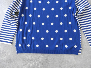 mao made(マオメイド) やわらかコットンしましま&みずたまパターンミックスプルオーバーの商品画像49