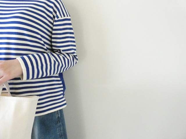 mao made(マオメイド) やわらかコットンしましま&みずたまパターンミックスプルオーバーの商品画像7