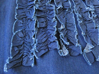 mao made(マオメイド) ライトオンスデニムフリルワイドワンピースの商品画像24