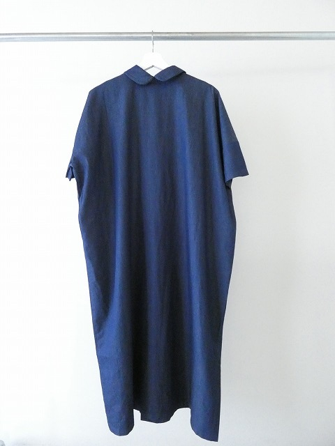 mao made(マオメイド) ライトオンスデニム2WAYラウンドカラー5分袖ワンピースの商品画像15
