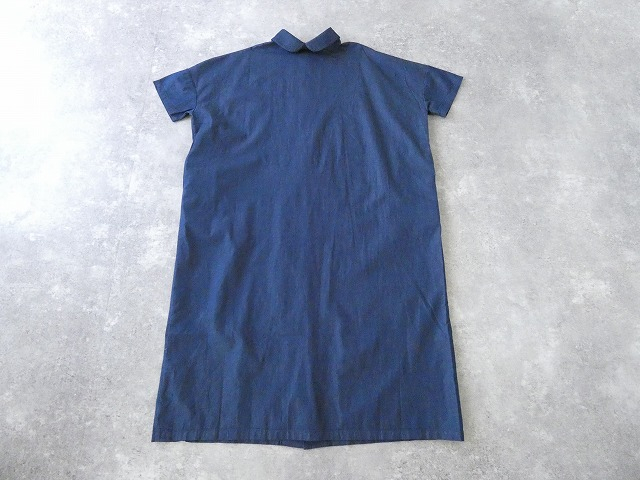 mao made(マオメイド) ライトオンスデニム2WAYラウンドカラー5分袖ワンピースの商品画像16