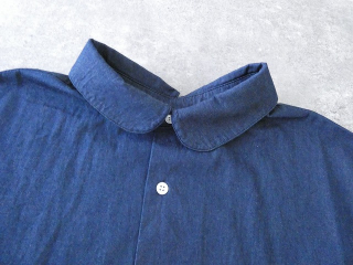 mao made(マオメイド) ライトオンスデニム2WAYラウンドカラー5分袖ワンピースの商品画像22