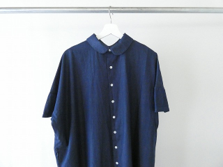 mao made(マオメイド) ライトオンスデニム2WAYラウンドカラー5分袖ワンピースの商品画像29