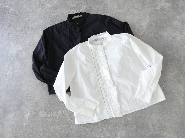 MidiUmi(ミディウミ) フロントフリルレースシャツの商品画像3