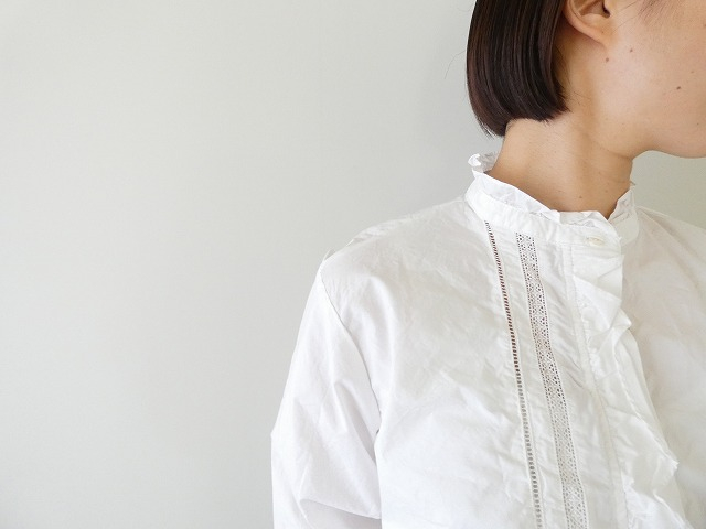 MidiUmi(ミディウミ) フロントフリルレースシャツの商品画像4