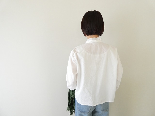 MidiUmi(ミディウミ) フロントフリルレースシャツの商品画像5